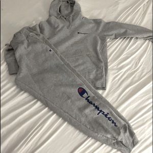 Champion Grey Sweatsuit